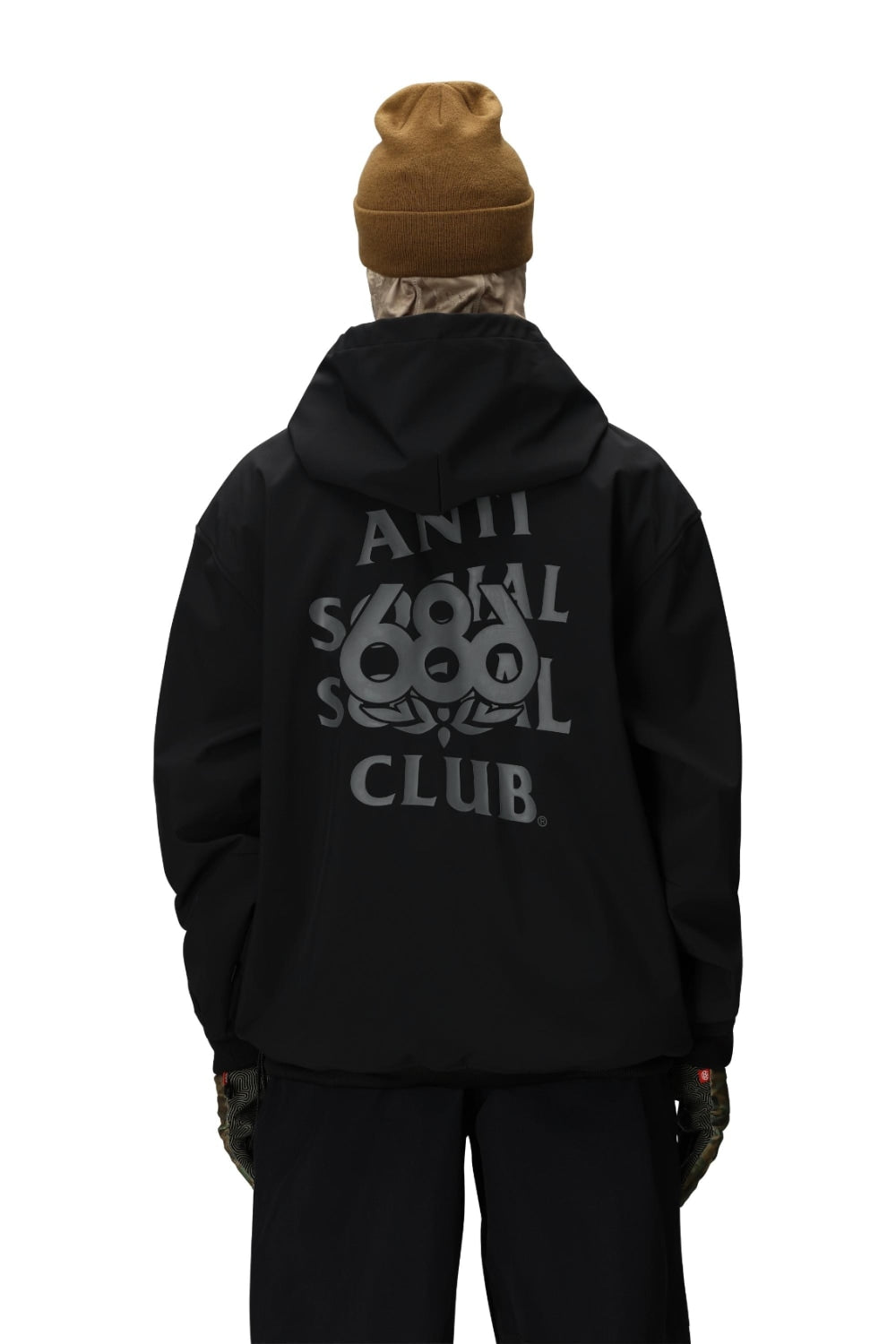 686 ロクハチロク MENS WATERPROOF ASSC F1 HOODY ASSC BLACK 25-26 スノーボード ウェア