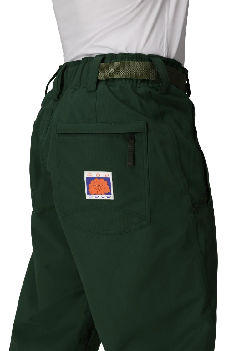 686 ロクハチロク MENS DOJO SHELL PANT MOSS GREEN RIPSTOP 25-26 スノーボード ウェア