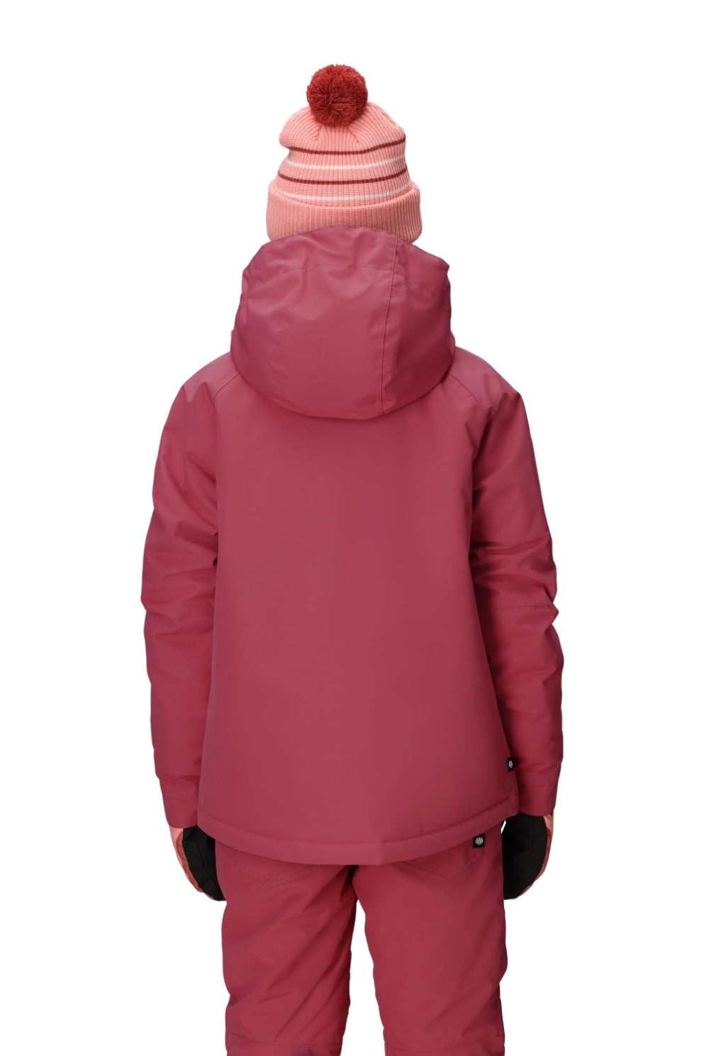 686 ロクハチロク Girls' Hydra Insulated Jacket ROSEWOOD 25-26 スノーボード ウェア