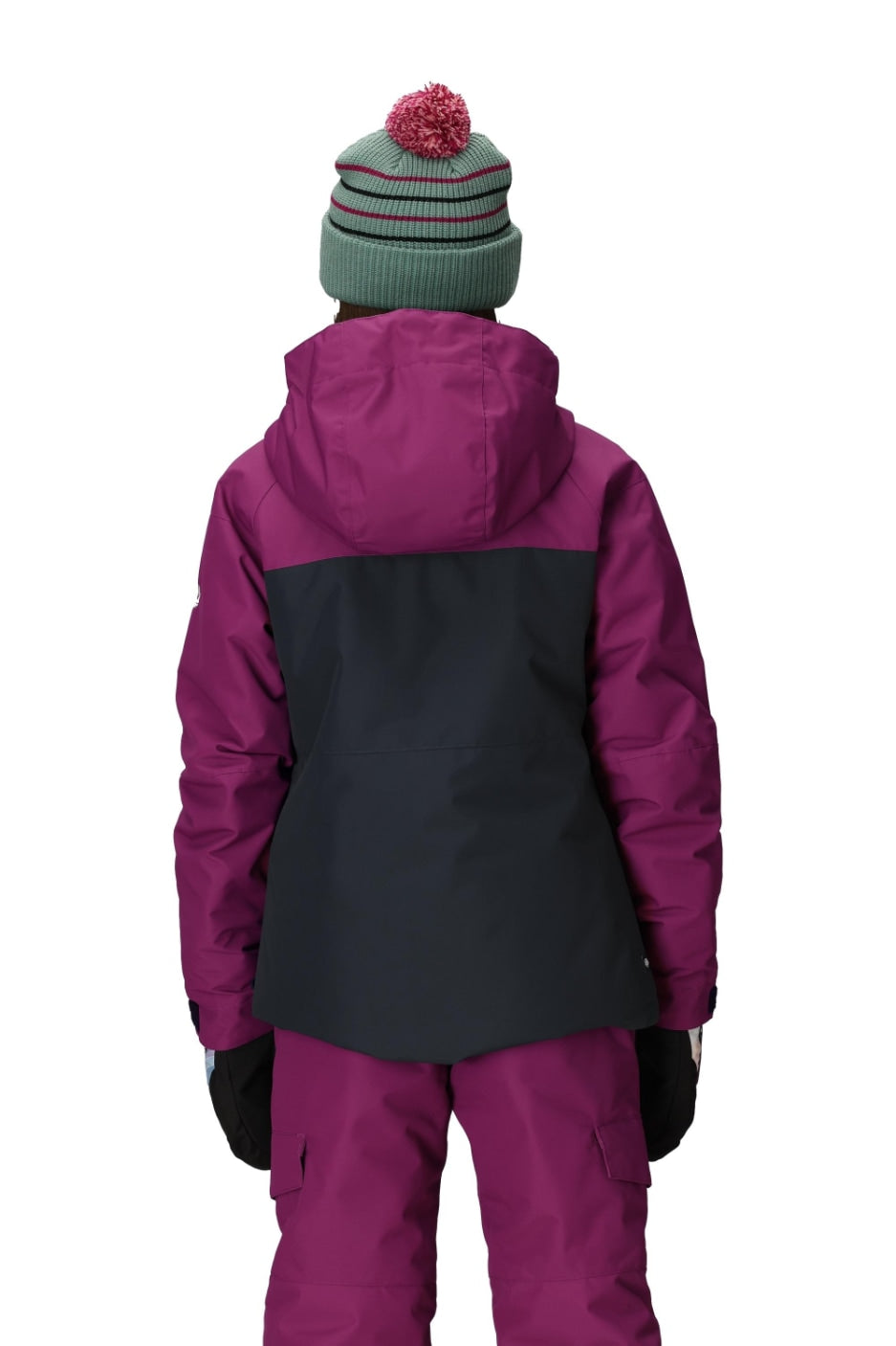 686 ロクハチロク Girls' Athena Insulated Jacket VIOLET COLORBLOCK 25-26 スノーボード ウェア