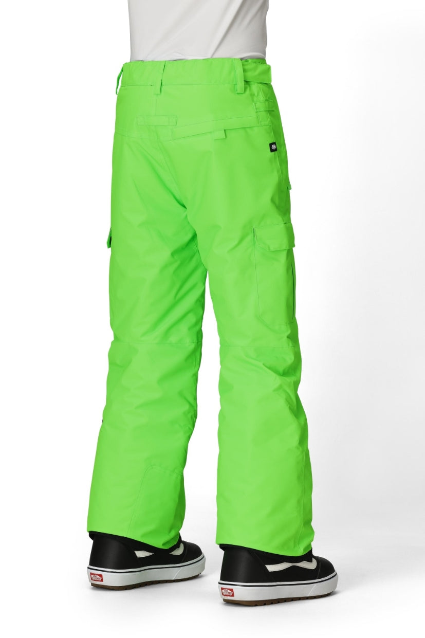 686 ロクハチロク Boys' Infinity Cargo Insulated Pant BOREALIS GREEN 25-26 スノーボード ウェア