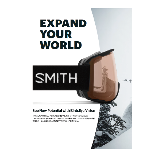 SMITH ゴーグル スミス (E)4D MAG WHITE VAPOR 010276501 26-27 スノーボードゴーグル 日本正規品