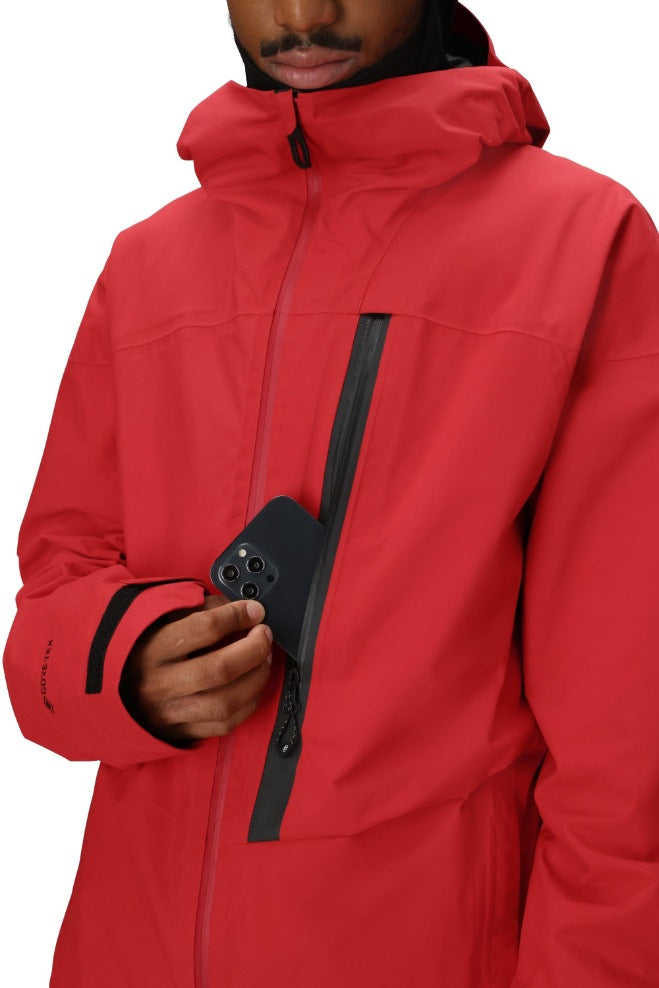 686 ロクハチロク MENS GORE-TEX GT THERMAGRAPHJACKET TRUE RED 25-26 スノーボード ウェア