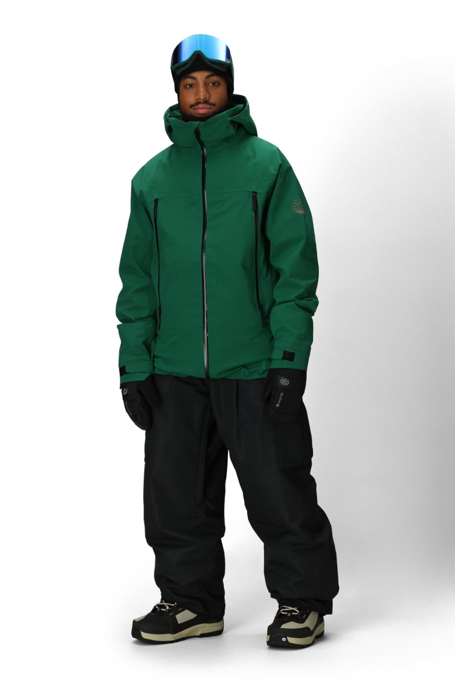686 ロクハチロク MENS SMARTY 3-IN-1 RODEO 3L JACKET EMERALD GREEN 25-26 スノーボード ウェア