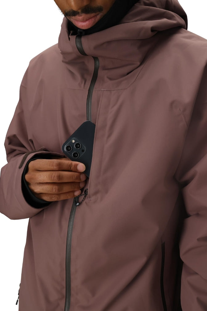 686 ロクハチロク MENS GATEWAY SHELL JACKET PEPPERCORN 25-26 スノーボード ウェア