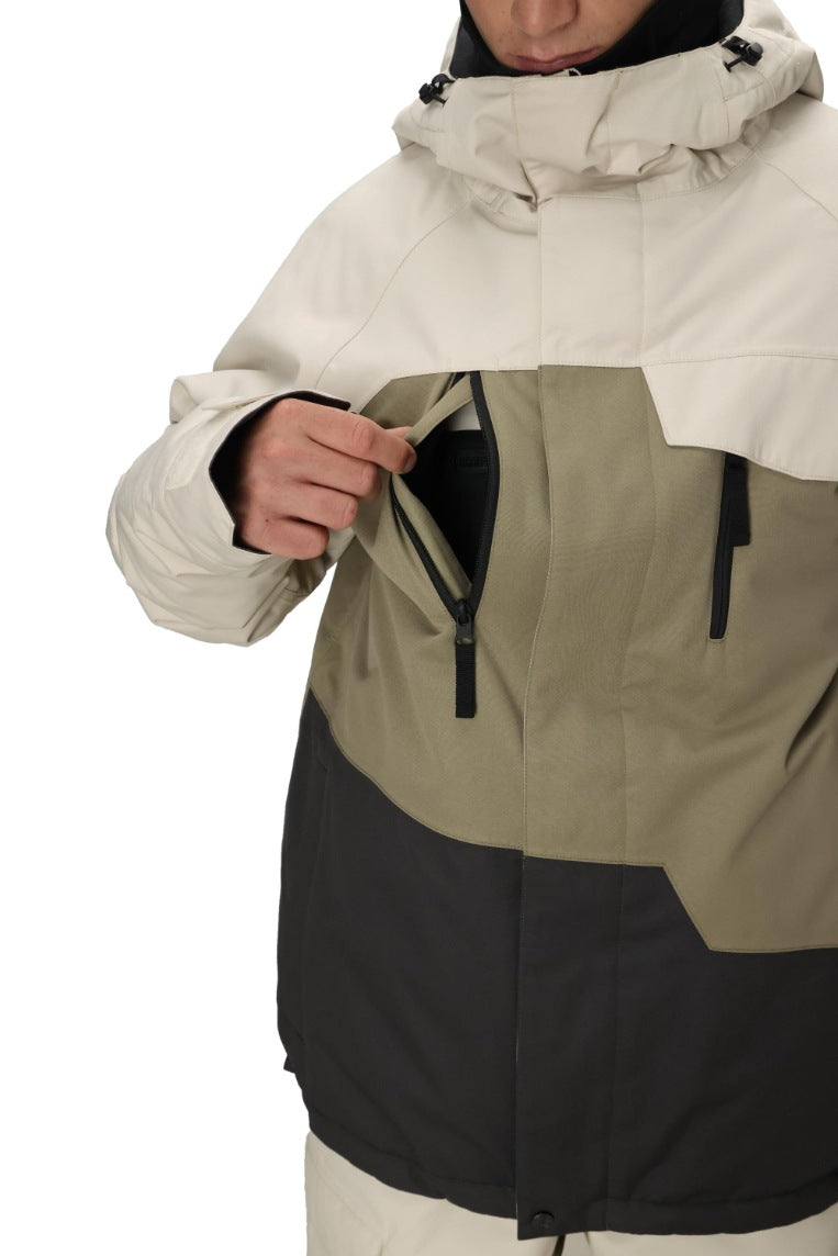 686 ロクハチロク MENS GEO INSULATED JACKET LIMESTONE COLORBLOCK 25-26 スノーボード ウェア