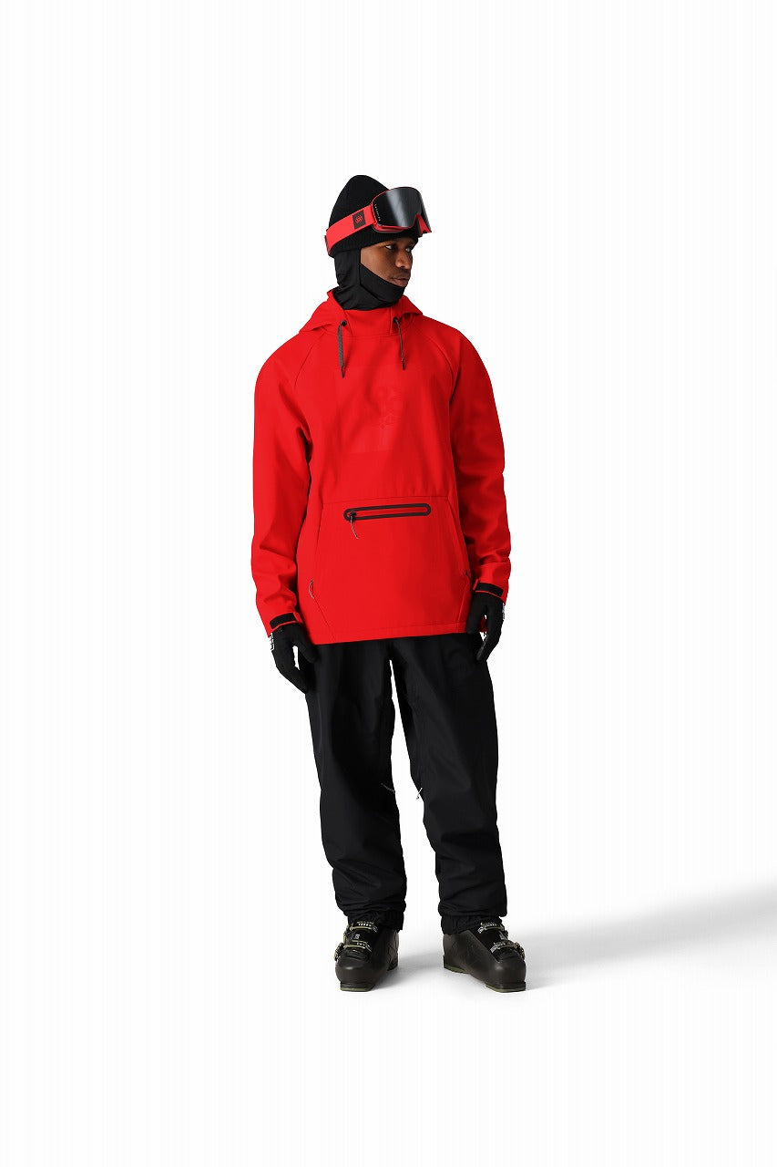 686 ロクハチロク Men's Waterproof Hoody TRUE RED 25-26 スノーボード ウェア