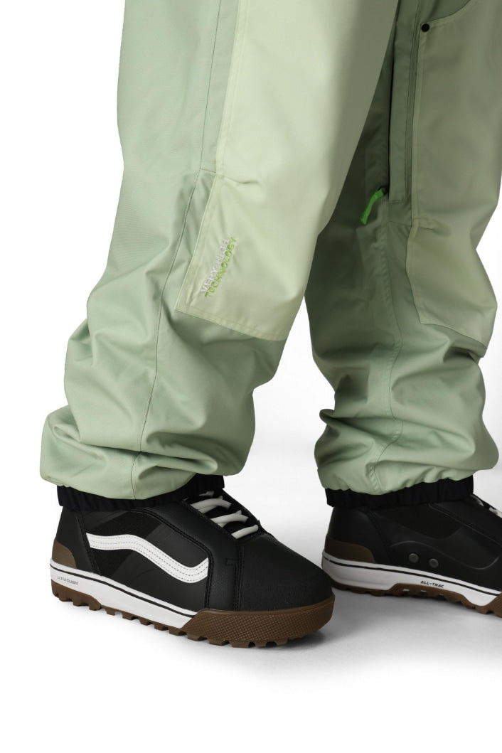 686 ロクハチロク MENS 686 HUF DOUBLE H SHELL PANT HUF GREEN COLORBLOCK 25-26 スノーボード ウェア