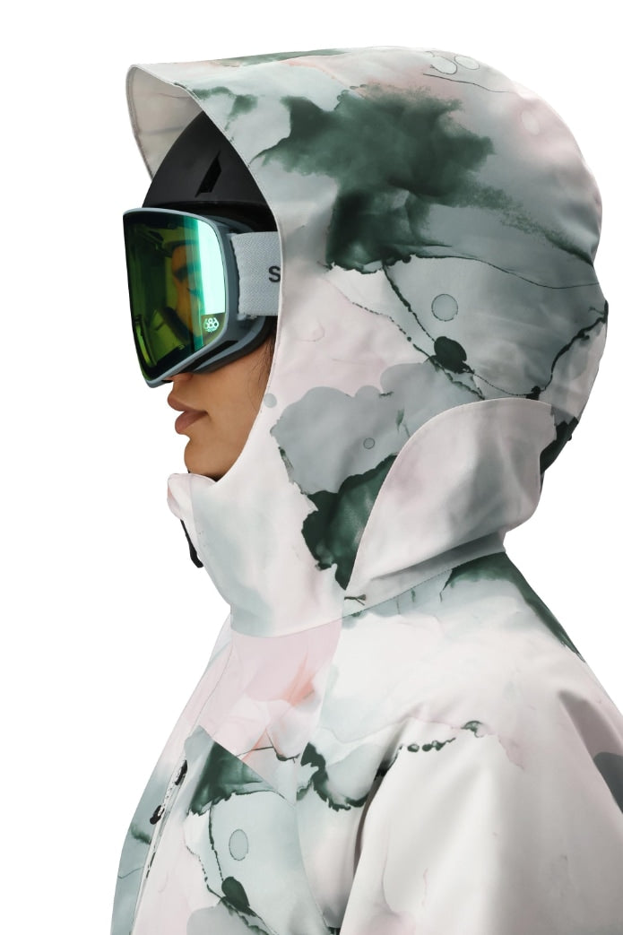 686 ロクハチロク WOMENS HYDRA THERMAGRAPHJACKET DUSTY MARINE INK 25-26 スノーボード ウェア
