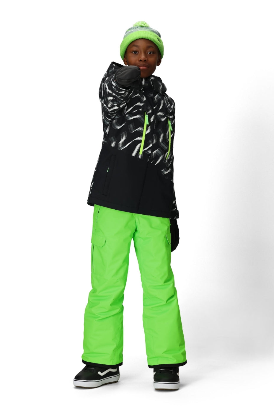 686 ロクハチロク Boys' Infinity Cargo Insulated Pant BOREALIS GREEN 25-26 スノーボード ウェア