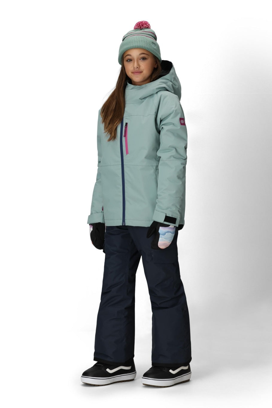 686 ロクハチロク Girls' Lola Insulated Pant NAVY 25-26 スノーボード ウェア