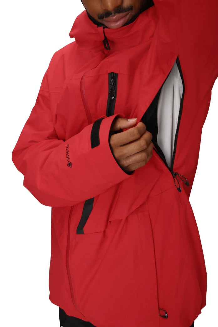 686 ロクハチロク MENS GORE-TEX GT THERMAGRAPHJACKET TRUE RED 25-26 スノーボード ウェア