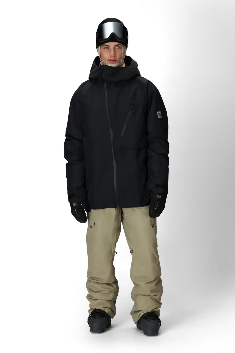 686 ロクハチロク MENS HYDRA THERMAGRAPH JACKET BLACK 25-26 スノーボード ウェア