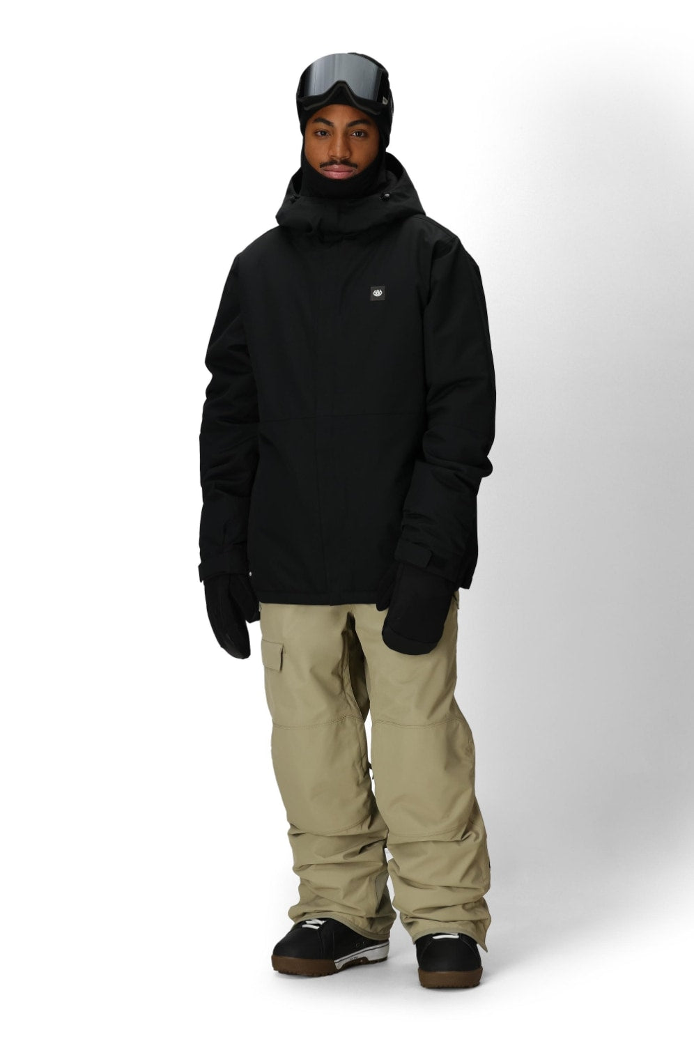 686 ロクハチロク MENS FOUNDATION INSULATED JACKET BLACK 25-26 スノーボード ウェア