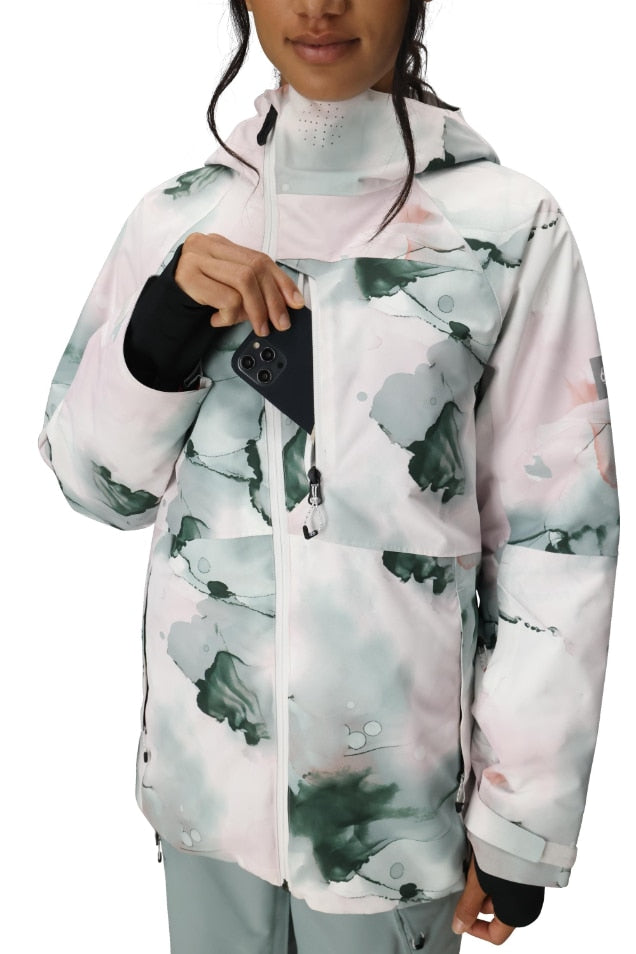 686 ロクハチロク WOMENS HYDRA THERMAGRAPHJACKET DUSTY MARINE INK 25-26 スノーボード ウェア