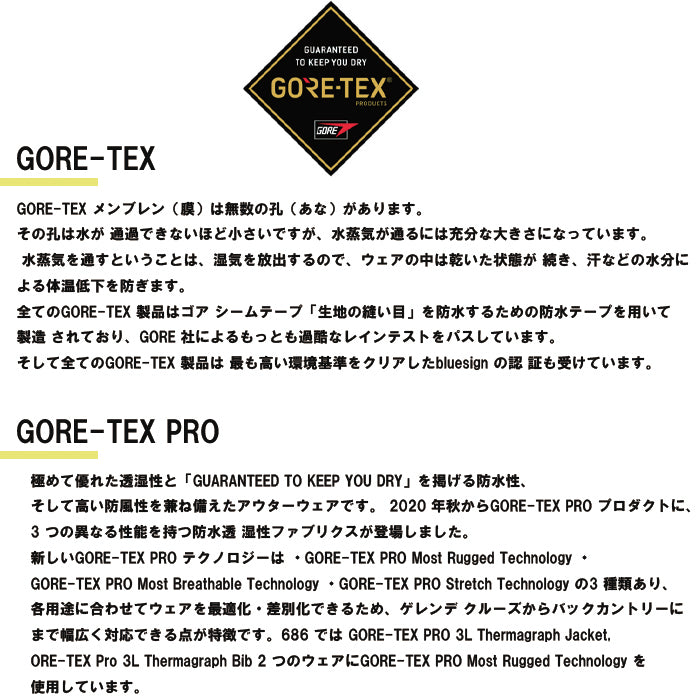 686 ロクハチロク MENS GORE-TEX FRAGMENT SHELL ANORAK BLACK HEMISPHERE 25-26 スノーボード ウェア