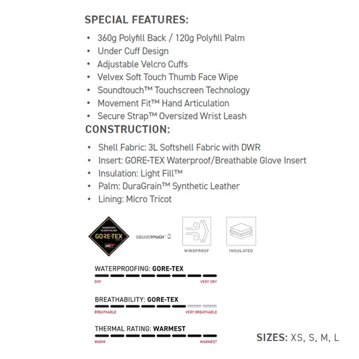 スノーボード グローブ シックスエイトシックス 686 WOMENS GORE-TEX LINEAR UNDER CUFF MITT BLACK 25-26 送料無料 日本正規品