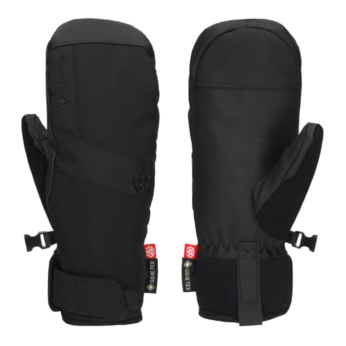 25-26 686 WOMENS GORE-TEX LINEAR UNDER CUFF MITT BLACK スノーボード 早期予約