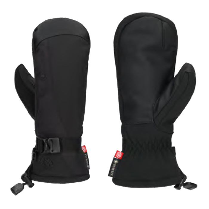 25-26 686 WOMENS GORE-TEX LINEAR MITT BLACK スノーボード 早期予約