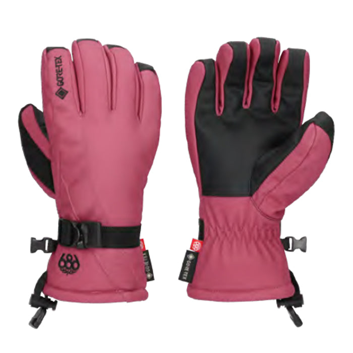 スノーボード グローブ シックスエイトシックス 686 WOMENS GORE-TEX LINEAR GLOVE ROSEWOOD 25-26 送料無料 日本正規品 予約商品 店頭受け取り可能