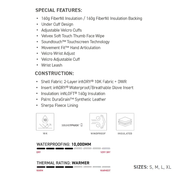 スノーボード グローブ シックスエイトシックス 686 Men's Infiloft Recon Glove SUBLIME ORANGE TIE DYE 25-26 送料無料 日本正規品