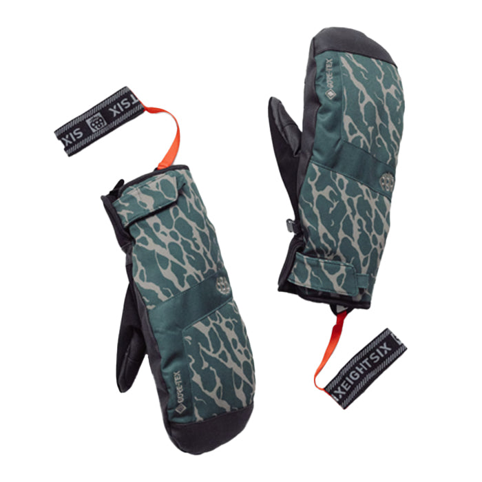 25-26 686 MENS GORE-TEX LINEAR UNDER CUFF MITT CHARCOAL スノーボード 早期予約