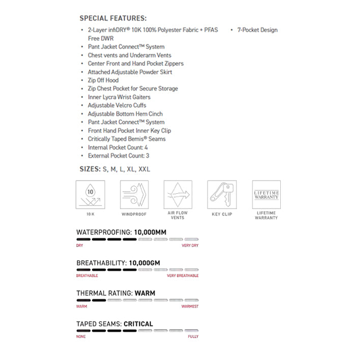 686 ロクハチロク MENS 2001 TRANSFER 2001 JACKET LIMESTONE COLORBLOCK 25-26 スノーボード ウェア