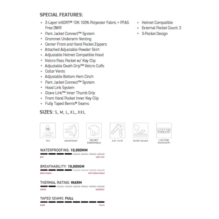 686 ロクハチロク MENS 686 SUBLIME SHELL ANORAK SUBLIME ORANGE TIE DYE 25-26 スノーボード ウェア