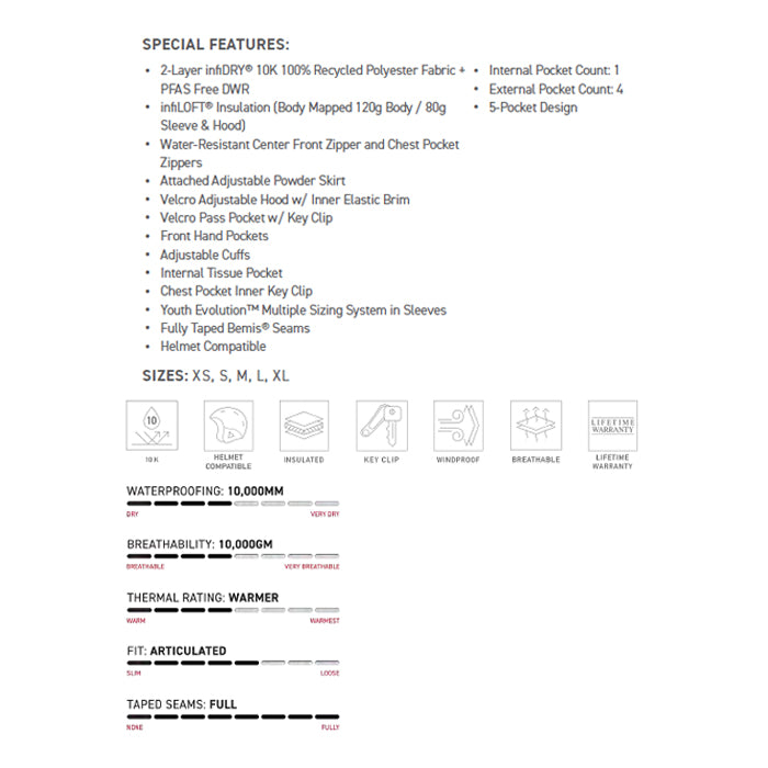 スノーボード ウェア シックスエイトシックス 686 Girls'HydraInsulatedJacketVIOLETINK 送料無料 日本正規品 予約商品 店頭受け取り可能