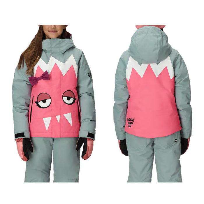 スノーボード ウェア シックスエイトシックス 686 GIRLSSNAGGLETOOTHLUNAINSULATEDJACKETGERANIUMPINKCOLORBLOCK 送料無料 日本正規品 予約商品 店頭受け取り可能