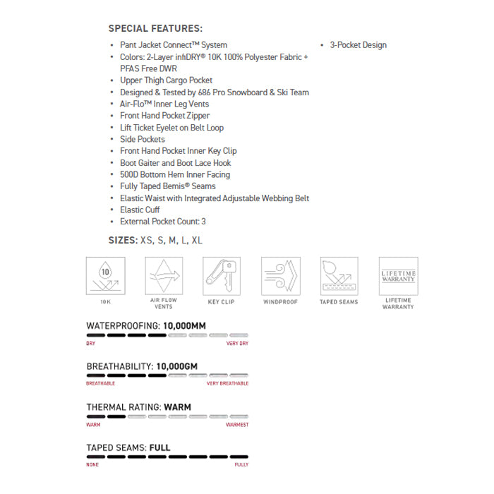 686 ロクハチロク WOMENS OUTLINE SHELL PANT CARAMEL RIPSTOP 25-26 スノーボード ウェア