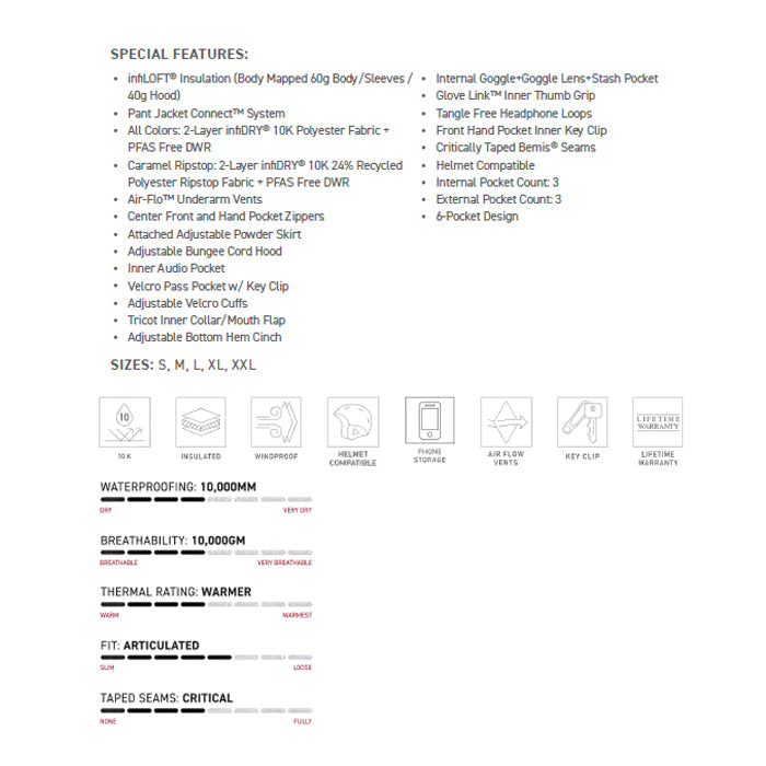 686 ロクハチロク MENS FOUNDATION INSULATED JACKET MOSS GREEN 25-26 スノーボード ウェア