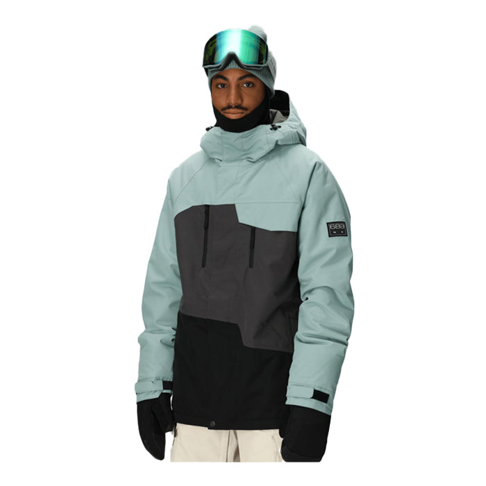 25-26 686 MENS GEO INSULATED JACKET DUSTY MARINE COLORBLOCK スノーボード 日本正規品 早期予約
