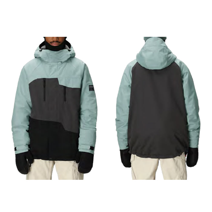 25-26 686 MENS GEO INSULATED JACKET DUSTY MARINE COLORBLOCK スノーボード 日本正規品 早期予約
