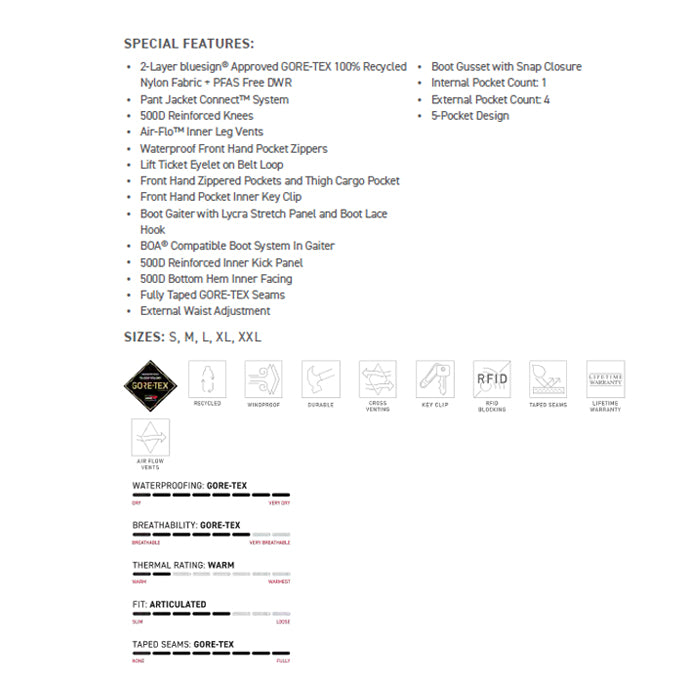 686 ロクハチロク MENS GORE-TEX DISPATCH SHELL PANT SAGE 25-26 スノーボード ウェア