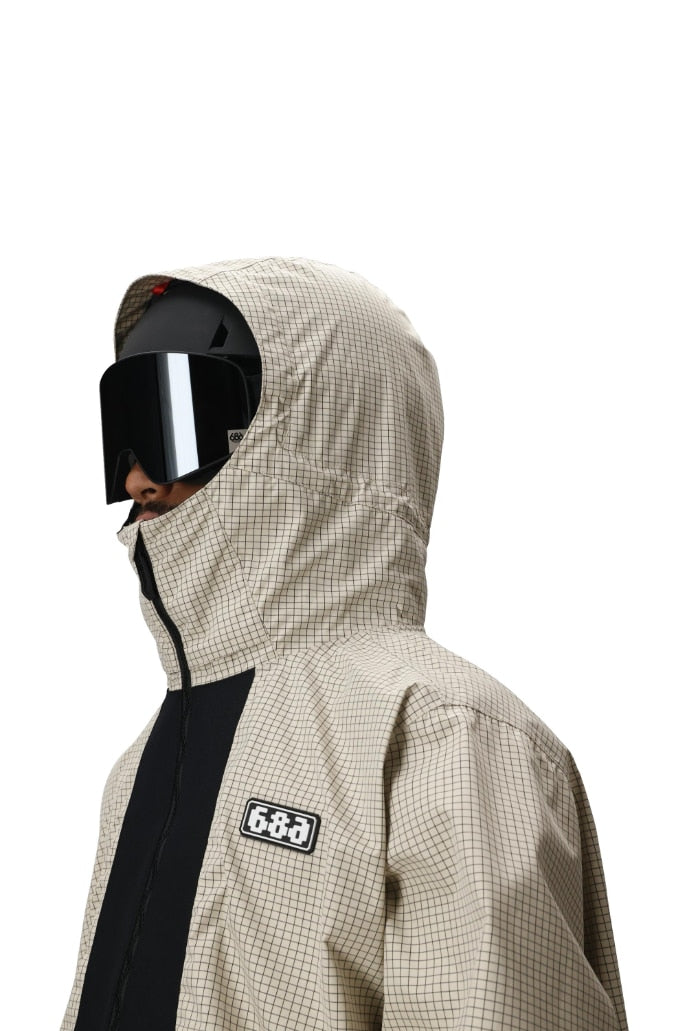 686 ロクハチロク Men's Ghost 2.5L Anorak LIMESTONE RIPSTOP 25-26 スノーボード ウェア