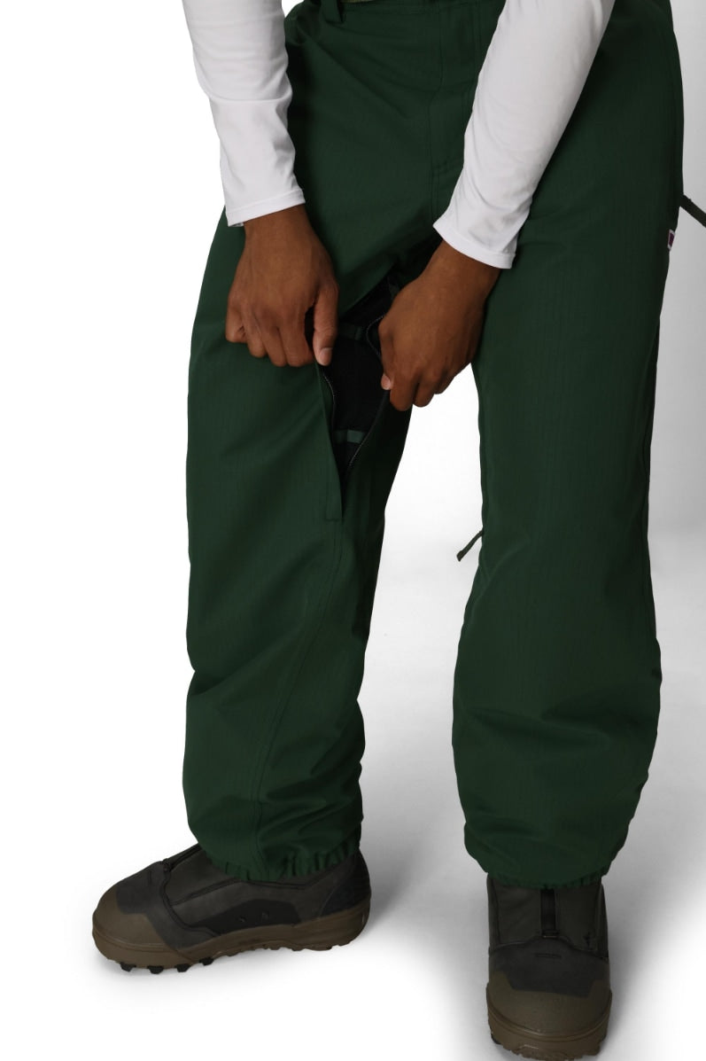 686 ロクハチロク MENS DOJO SHELL PANT MOSS GREEN RIPSTOP 25-26 スノーボード ウェア