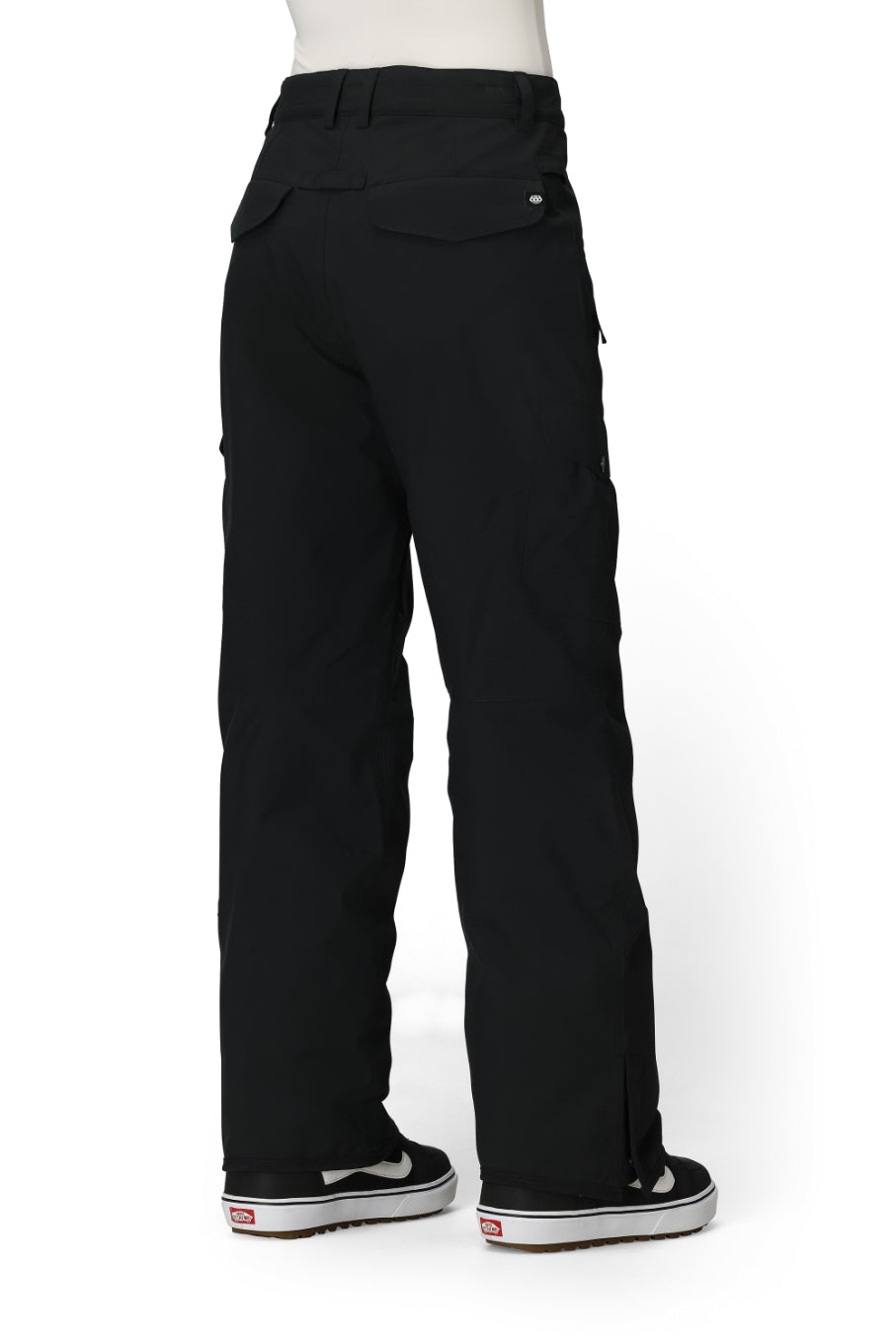 686 ロクハチロク WOMENS AURA INSULATED CARGO PANT BLACK 25-26 スノーボード ウェア