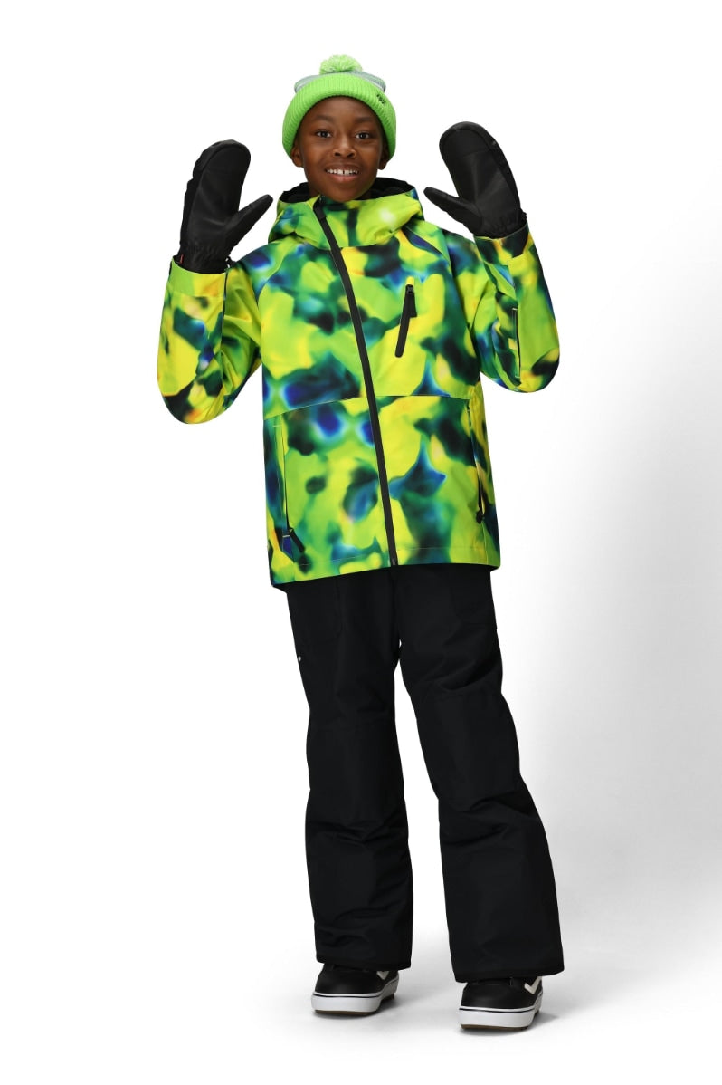 686 ロクハチロク Boys' Hydra Insulated Jacket BOREALIS GREEN SOLAR 25-26 スノーボード ウェア