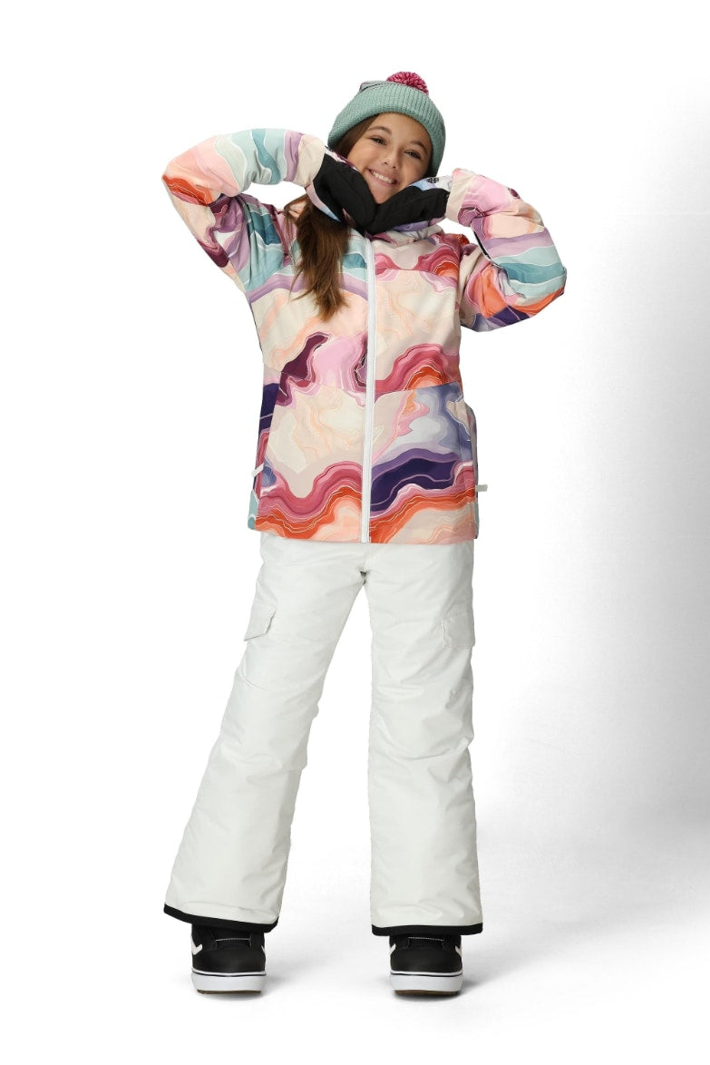 686 ロクハチロク Girls' Athena Insulated Jacket SEDIMENTARY PRINT 25-26 スノーボード ウェア