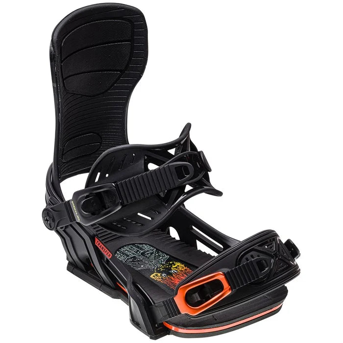 スノーボード ビンディング ベントメタル BENT METAL TRANSFER Black/Orange 23-24 送料無料 日本正規品 店頭受け取り可能