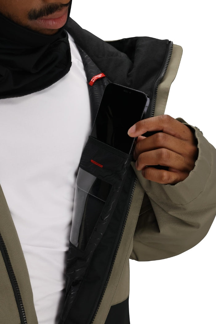 686 ロクハチロク MENS FOUNDATION INSULATED JACKET SAGE COLORBLOCK 25-26 スノーボード ウェア