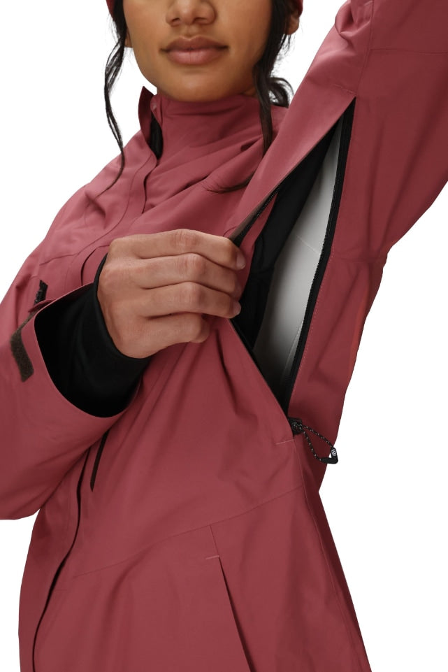 686 ロクハチロク WOMENS GORE-TEX SKYLINE THERMAGRAPHJACKET ROSEWOOD 25-26 スノーボード ウェア