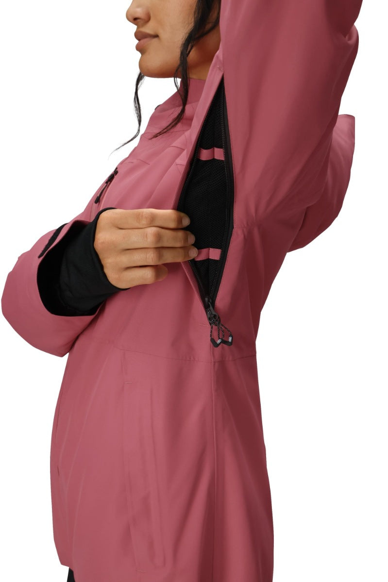 686 ロクハチロク WOMENS HYDRA THERMAGRAPHJACKET ROSEWOOD 25-26 スノーボード ウェア
