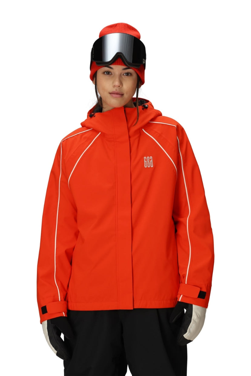 686 ロクハチロク WOMENS HOLOGRAM SHELL JACKET FLARE 25-26 スノーボード ウェア