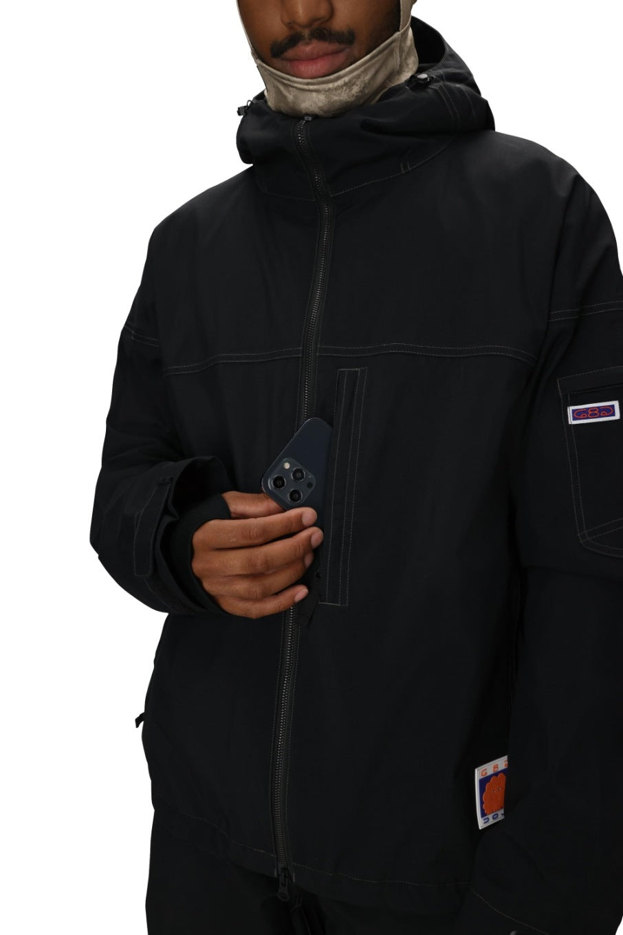 686 ロクハチロク MENS DOJO SHELL JACKET BLACK 25-26 スノーボード ウェア
