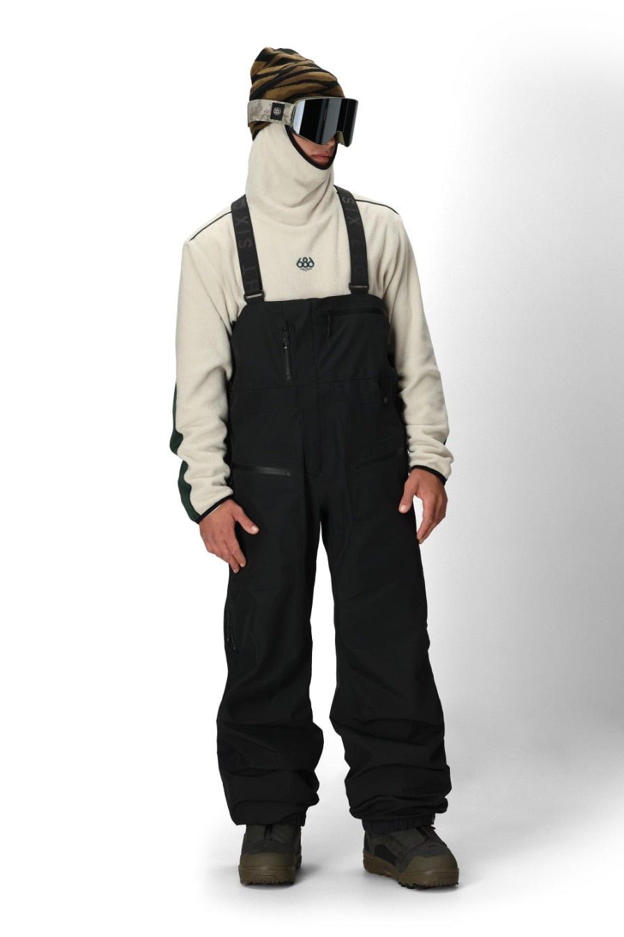 686 ロクハチロク MENS GORE-TEX 3L ATV BIB BLACK 25-26 スノーボード ウェア