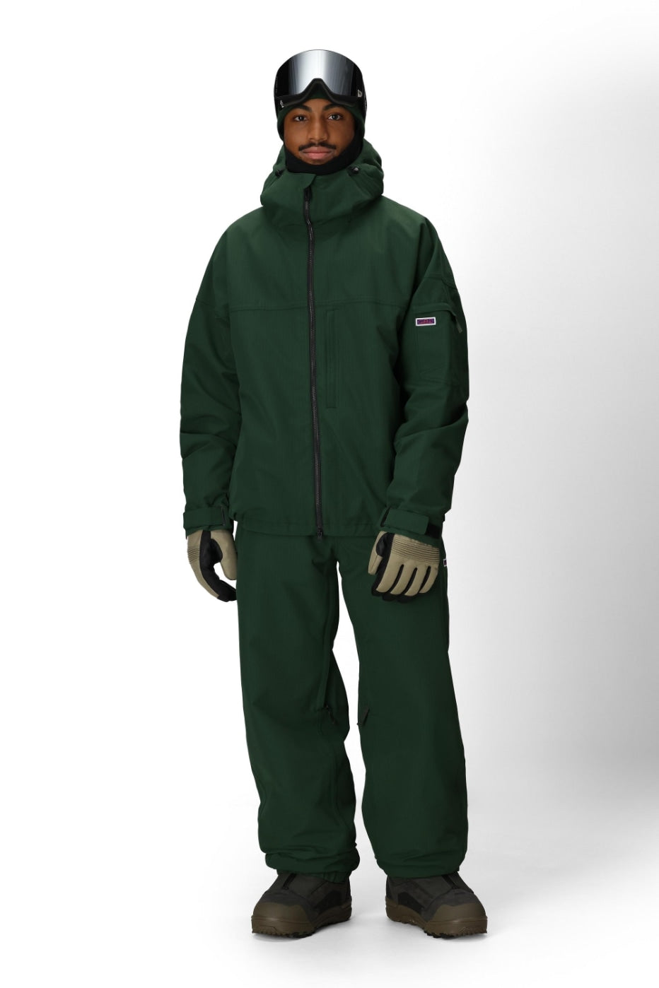 686 ロクハチロク MENS DOJO SHELL PANT MOSS GREEN RIPSTOP 25-26 スノーボード ウェア