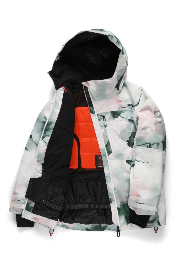 686 ロクハチロク WOMENS HYDRA THERMAGRAPHJACKET DUSTY MARINE INK 25-26 スノーボード ウェア
