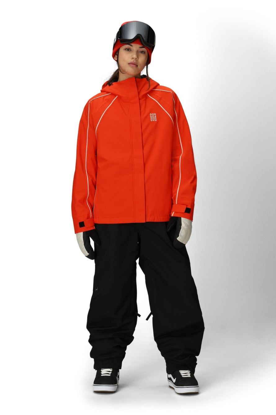 686 ロクハチロク WOMENS HOLOGRAM SHELL JACKET FLARE 25-26 スノーボード ウェア